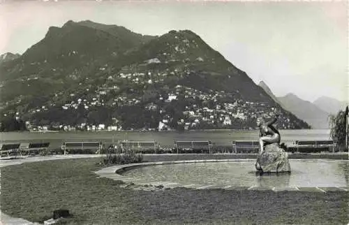 AK / Ansichtskarte  Paradiso_Lago_di_Lugano_TI Monte Bre Brunnen