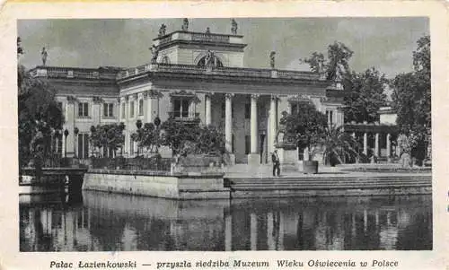 AK / Ansichtskarte  Warschau_WARSZAWA_PL Palac Lazienkowski przyszla siedziba Muzeum Wieku Oswienia w Polsce