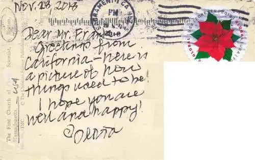 AK / Ansichtskarte  BOSTON__Massachusetts_USA The First Church of Christ Scientist