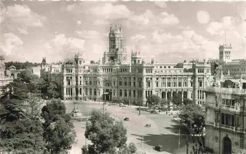 AK / Ansichtskarte  MADRID__ES Plaza de la Cibeles y Palacio de Comunicaciones