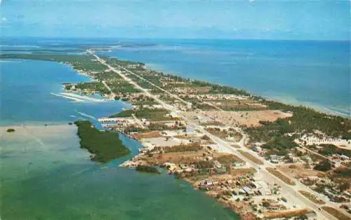 AK / Ansichtskarte  Key_West_Florida_USA Airview of Islamorada on the Overseas Highway leading