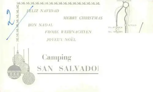 AK / Ansichtskarte  San_Salvador_Camping_Tarragona_ES Strand Teilansichten 