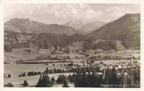 AK / Ansichtskarte  Wertach_Bayern mit Sorgschrofen und Gaishorn