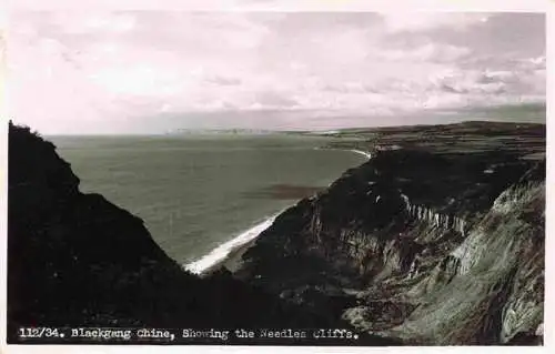 AK / Ansichtskarte  Blackgang_Bournemouth_UK Panorama showing the needles cliffs