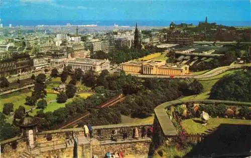 AK / Ansichtskarte  EDINBURGH__SCOTLAND_UK Calton Hill from Castle