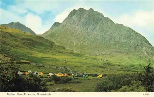 AK / Ansichtskarte  Tryfan_Snowdonia_WALES_Region_UK Nant Ffrancon