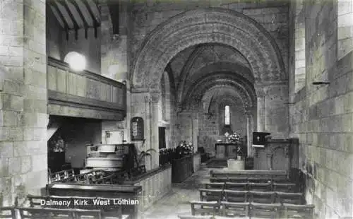 AK / Ansichtskarte  West_Lothian Dalmeny Kirk Kirche Innenansicht