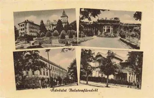 AK / Ansichtskarte  Balatonfuered_HU Teilansichten