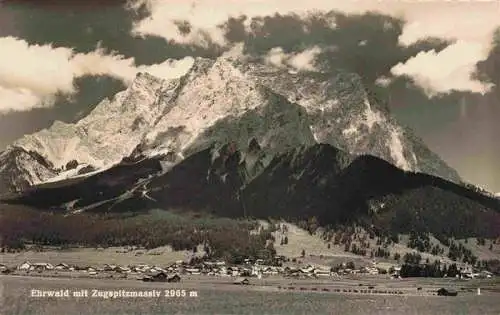 AK / Ansichtskarte  Ehrwald_Tirol_AT mit Zugspitzmassiv