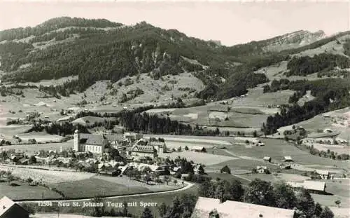 AK / Ansichtskarte  Neu_St_Johann_Nesslau_Toggenburg_SG Panorama mit Speer