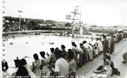 AK / Ansichtskarte  Araraquara_Sao Paulo_Brazil Piscina Olimpica da AFE