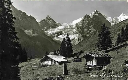 AK / Ansichtskarte  Dossen_Guttannen_BE mit Well und Wetterhorn