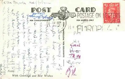 AK / Ansichtskarte  EDINBURGH__SCOTLAND_UK View from Castle The Scott Monument East Princes Street Gartens West Princes Street Gardens Princes Street