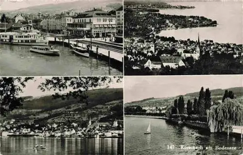 AK / Ansichtskarte  RORSCHACH_Bodensee_SG Hafen Panorama Luftaufnahme