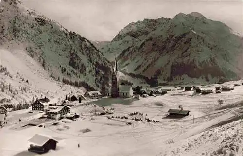 AK / Ansichtskarte  Mittelberg_Kleinwalsertal_AT Winterpanorama Blick zum Widderstein