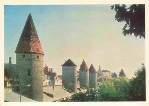 AK / Ansichtskarte  TALLINN_Reval_Estonia Fortification towers of the city wall 15-16th centuries