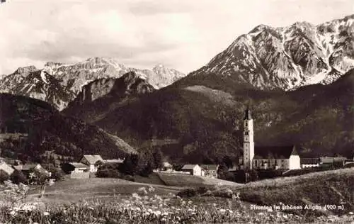 AK / Ansichtskarte  Pfronten_Bayern Panorama mit Kirche