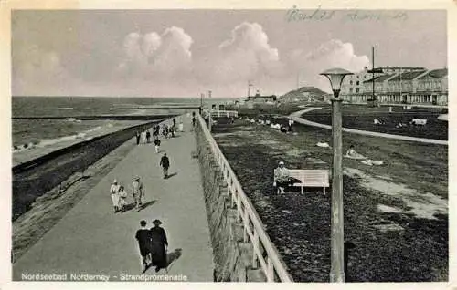 AK / Ansichtskarte  NORDERNEY_Nordseebad Strandpromenade