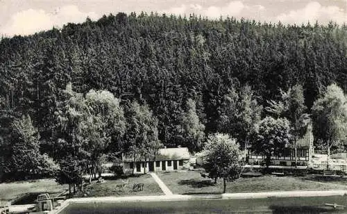 AK / Ansichtskarte  Wolfshagen_Harz Waldgaststaette und Freibad Im Tannengrund