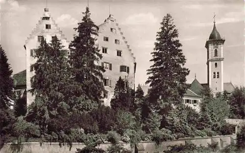 AK / Ansichtskarte  Aulendorf Altes Schloss mit Kirche