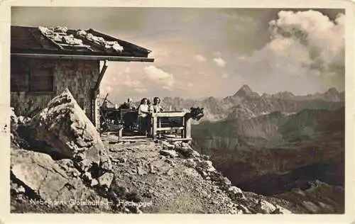 AK / Ansichtskarte  Nebelhorn-Gipfelhuette_2224m_Hochvogel Panorama