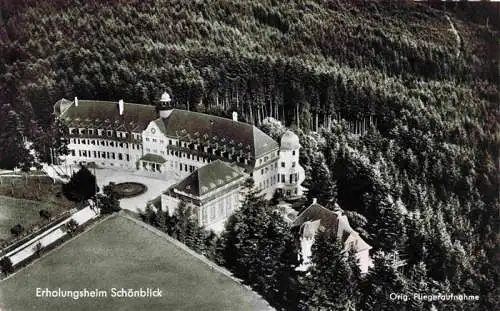 AK / Ansichtskarte  Schwaebisch_Gmuend_BW Erholungsheim Schoenblick Fliegeraufnahme