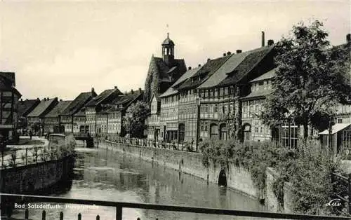 AK / Ansichtskarte  Bad_Salzdetfurth Am Kanal Hauptstrasse