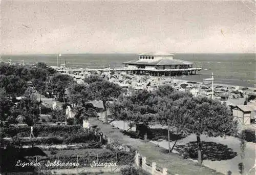 AK / Ansichtskarte  LIGNANO__Sabbiadoro_Veneto_IT Strand Seebruecke