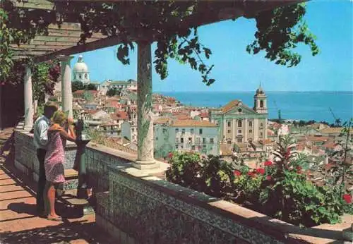 AK / Ansichtskarte  LISBOA_Lisbon_Lissabon_Lisbonne_PT Miradouro da Santa Luzia Alfama