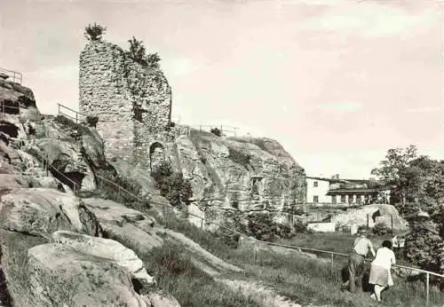 AK / Ansichtskarte  Blankenburg_Harz Burgruine Regenstein