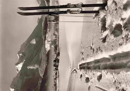 AK / Ansichtskarte  Inzell Blick zum Rauschberg mit Rossgasse