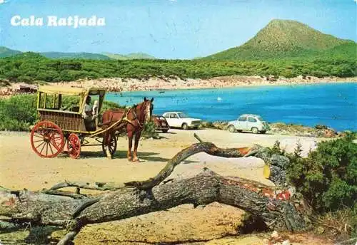 AK / Ansichtskarte  Cala_Ratjada_Balleares_Mallorca_ES Cala Guya Pferdekutsche