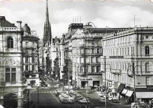 AK / Ansichtskarte  Wien_AT Kaerntnerstrasse mit Stephansdom