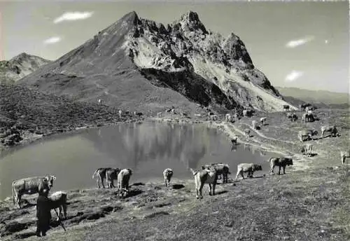 AK / Ansichtskarte  Klosters-Serneus_GR Gotschnagrat mit Casanna