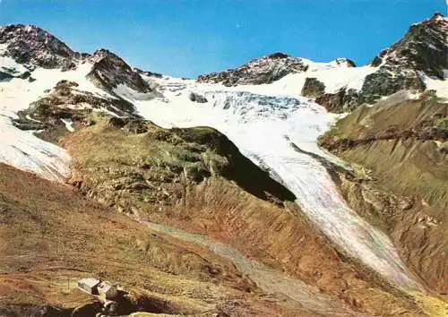 AK / Ansichtskarte  Wiesbadnerhuette_Wiesbadener_Huette_3316m_Montafon_AT mit Buingruppe und Vermunt Ochsentaler Gletscher