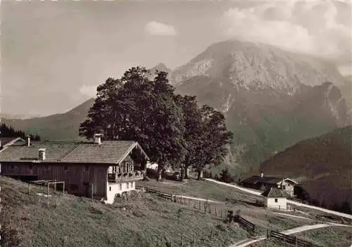 AK / Ansichtskarte  Ramsau__Berchtesgaden Gastag Lehen mit Watzmann