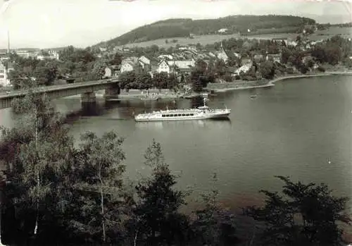 AK / Ansichtskarte  Saalburg-Ebersdorf am Stausee der Bleiloch Saaletalsperre