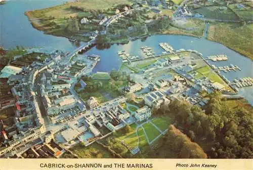 AK / Ansichtskarte  Carrick_on_Shannon and The Marinas Aerial View