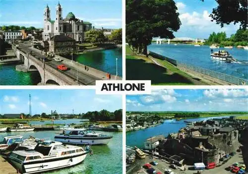 AK / Ansichtskarte  Athlone On the river Shannon Church St Peter and Paul Marina