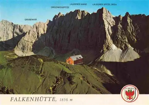 AK / Ansichtskarte  Hinterriss_Tirol_AT Falkenhuette Adolf Sotier Haus Fliegeraufnahme