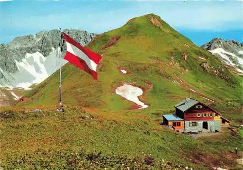 AK / Ansichtskarte  Stuttgarterhuette_2303m_Zuers_Vorarlberg_AT mit Ruefispitz und Rauher Kopf