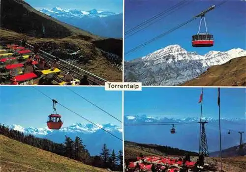 AK / Ansichtskarte  Torrentalp_2470m_Albinen_VS Hotel Torrenthorn Seilbahnen Leukerbad-Torrent Albinenleitern-Torrent Rest Rinderhuette