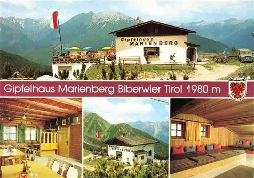 AK / Ansichtskarte  Biberwier_Tirol_AT Gipfelhaus Marienberg Gastraeume Panorama