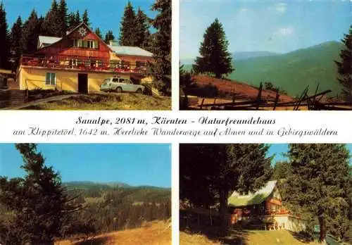 AK / Ansichtskarte  Klippitztoerl_Kaernten_AT Saualpe Naturfreundehaus Panorama