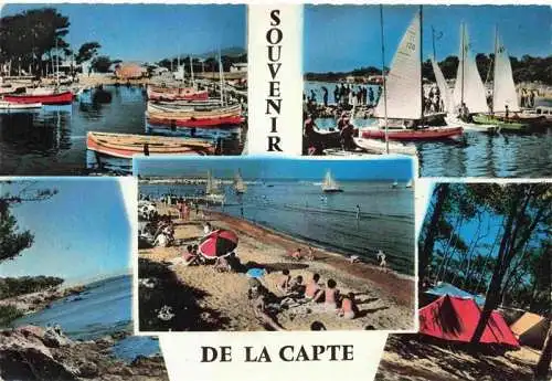 AK / Ansichtskarte  La_Capte_83_Var Le Port Les Regates un Coin de la Cote La Plage Le Camping