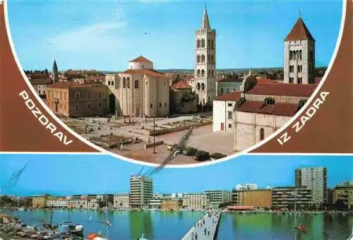 AK / Ansichtskarte  Zadra_Zara_Zadar_Croatia Stadtplatz Panorama