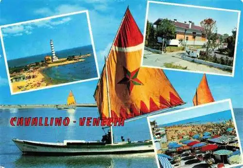 AK / Ansichtskarte  Cavallino_Lido_Venezia_IT Il faro Villaggio ai Pins La spaggia