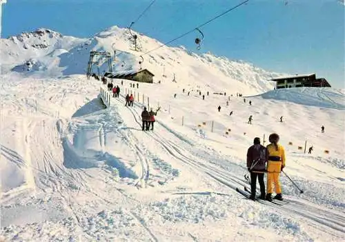 AK / Ansichtskarte  Schruns_Tschagguns_Vorarlberg_AT Skilift Kapellalpe mit Bergrestaurant Sennigrat und Kreuzjoch