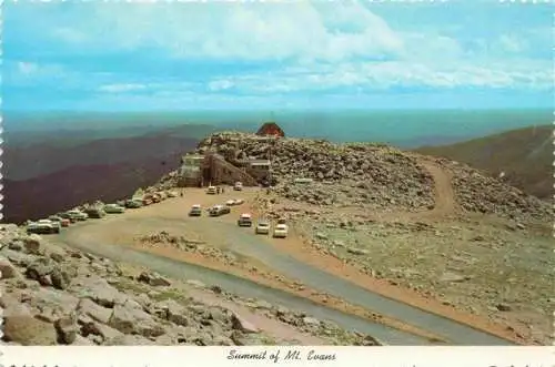 AK / Ansichtskarte  Mount_Evans_Denver_Colorado_USA Fliegeraufnahme