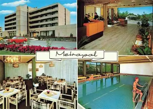 AK / Ansichtskarte  Bad_Waldliesborn Hotel Metropol Rezeption Gastraum Hallenbad